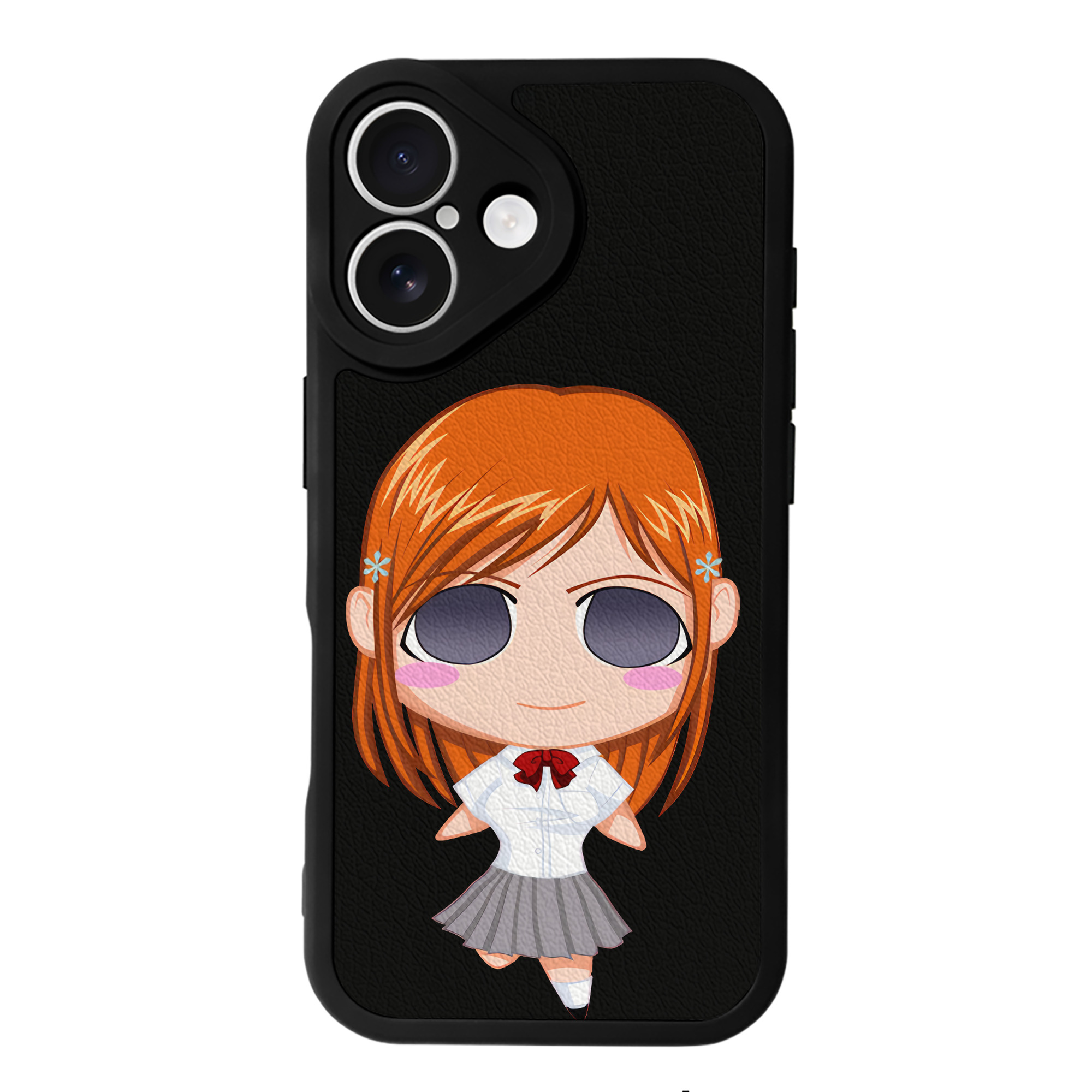 （画像用） ブリーチ 井上織姫（いのうえおりひめ） BLEACH Inoue Orihime 【iPhone 16シリーズ対応】シリコンスマホケース（レザー調） 材質：シリコン